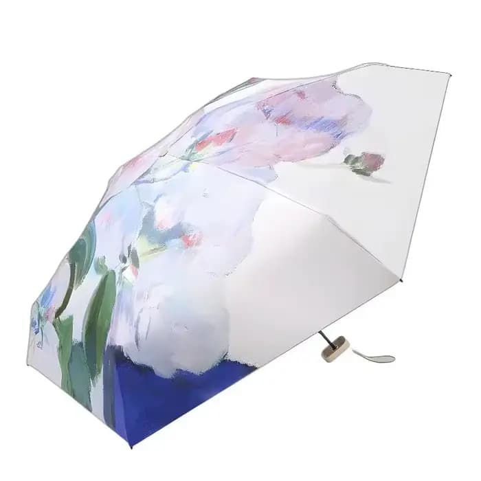Parasol de protection solaire : Parapluie pliable extérieur pratique à six