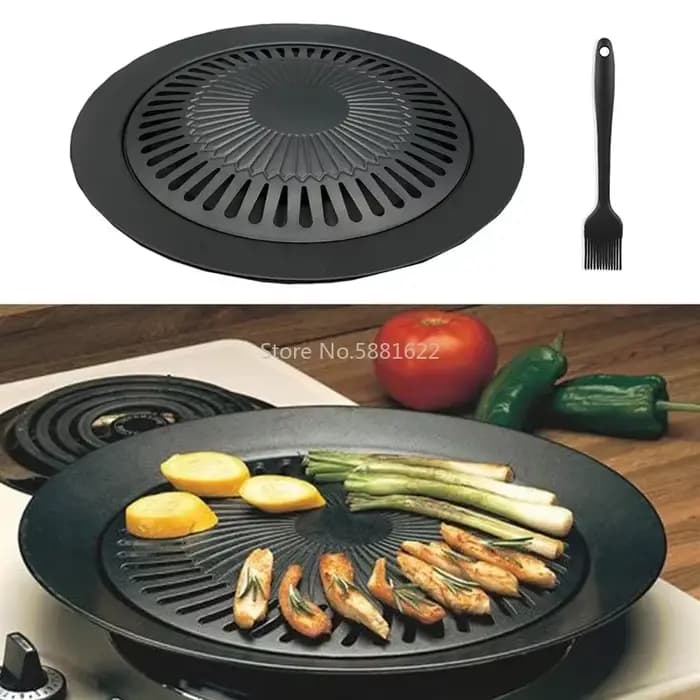 Barbecue portable coréen sans fumée pour l'extérieur