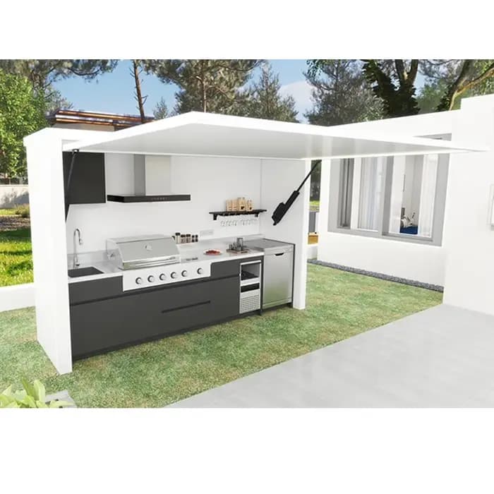 Cuisine extérieure modulaire en acier inoxydable personnalisée
