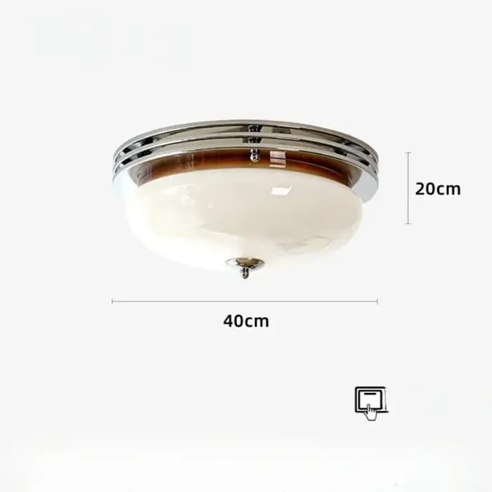 Bauhaus moderne français balcon chambre couloir porche verre plafonniers salon salle d'étude Art déco plafond décoratif éclairage