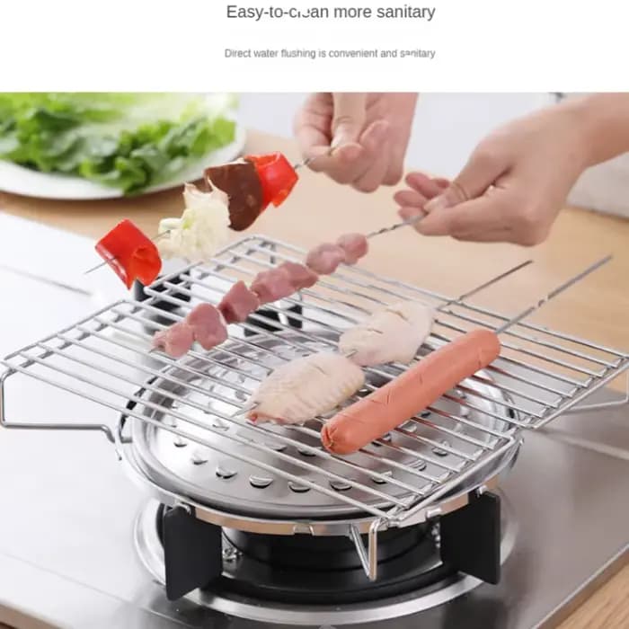 Cuisinière de terrain en acier inoxydable pour barbecue