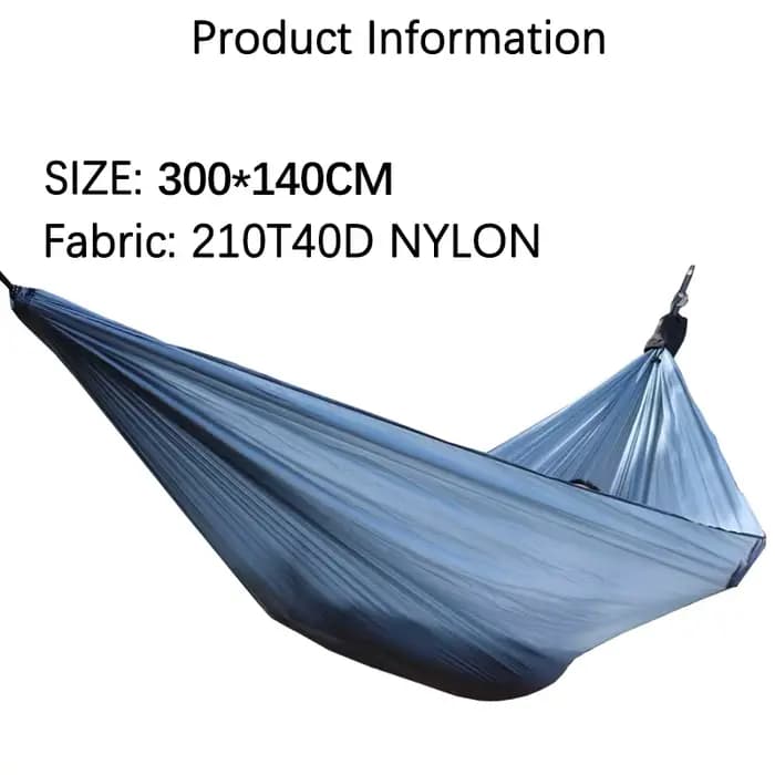 Hamac ultraléger 380T (20D), Parachute en Nylon, abri simple pour randonnée, équitation et Camping