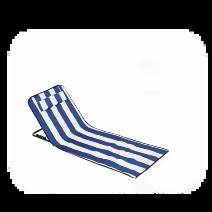 Chaise longue de plage pliable avec fonction inclinable