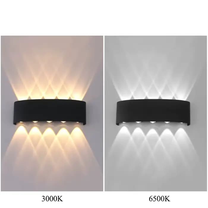 Mur LED lampe extérieure IP65 étanche haut vers le bas éclairage lumineux intérieur escalier jardin