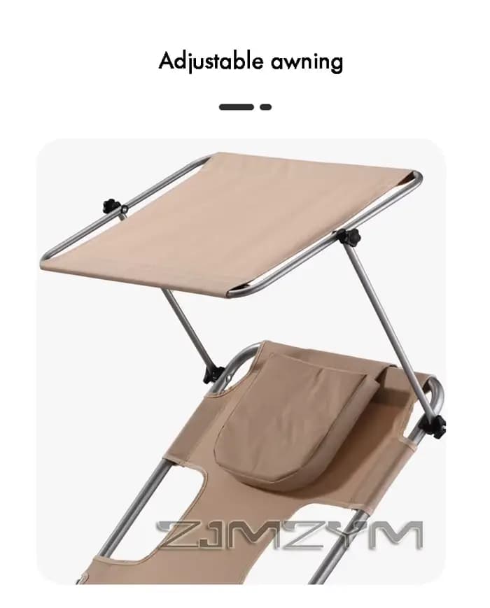 Chaise longue professionnelle d'extérieur pour bronzer, lit pliant confortable pour la relaxation, i