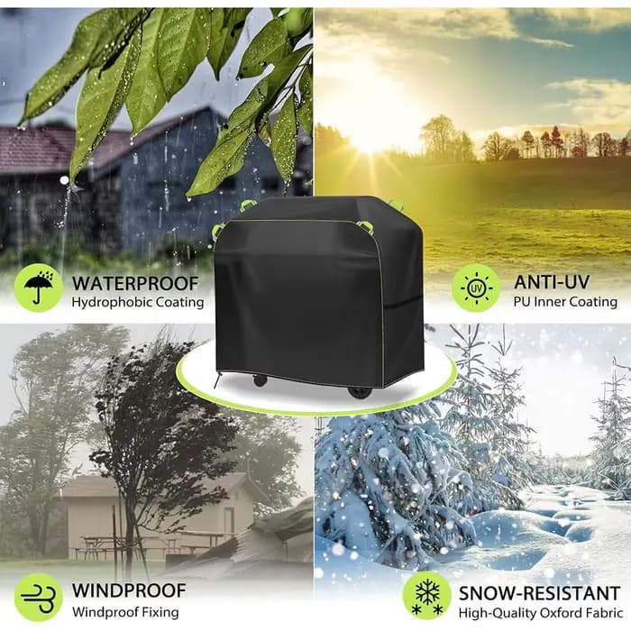 Housse de protection contre la pluie pour barbecue
