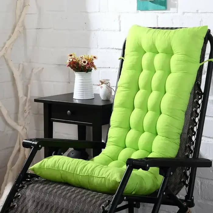Chaise longue à bascule de jardin extérieur 110cm x 40cm