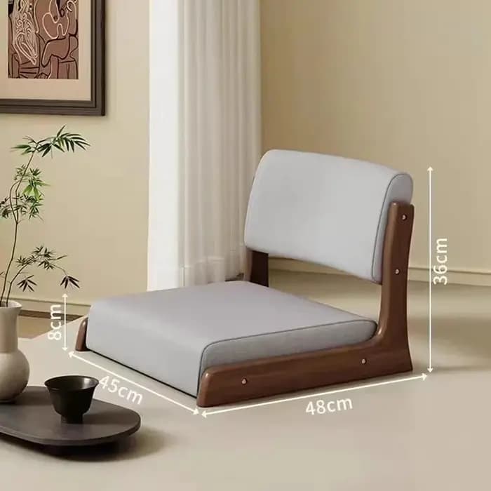 Damedai-Chaise hypothécaire ami en Bois Massif avec Dossier et Coussin de Siège