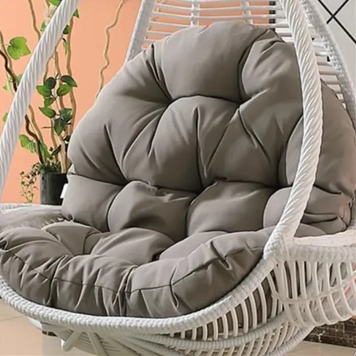 120x80cm panier suspendu oeuf chaise coussin extérieur canapé balançoire