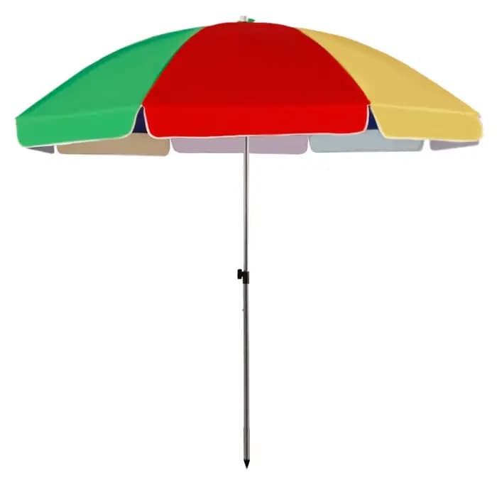 Parasol de plage professionnel grand format coupe-vent