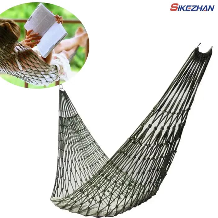 Hamac de jardin en corde de Nylon épaissie pour l'extérieur, hamac en maille d'intérieur, chaise piv