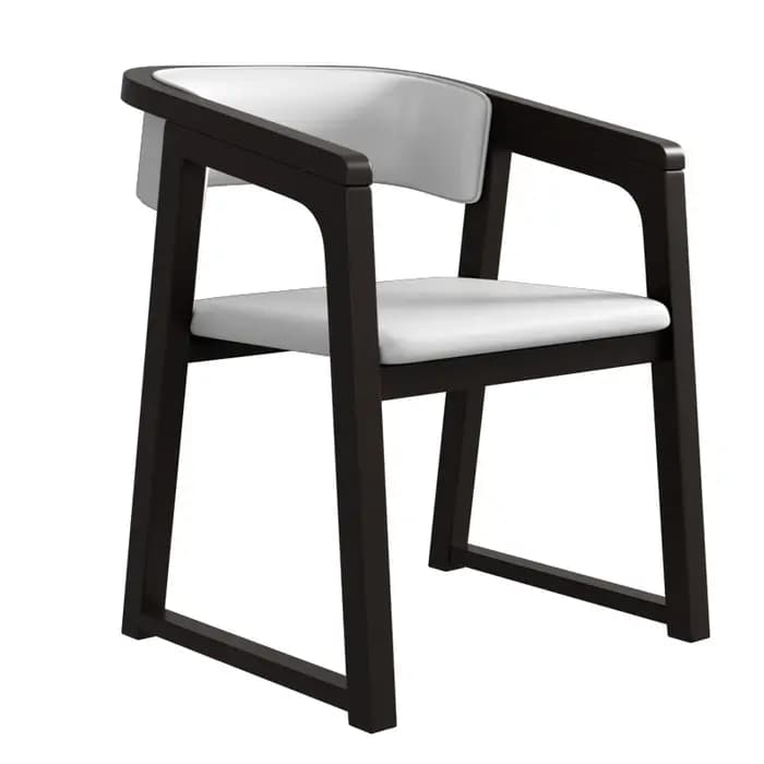 Accoudoir chaises de salle à manger nordiques marron design Bar