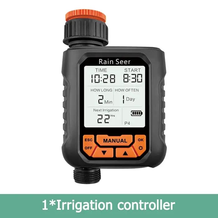 Soudeur grand écran LCD minuterie d'eau étanche IP65 maison jardin irrigation