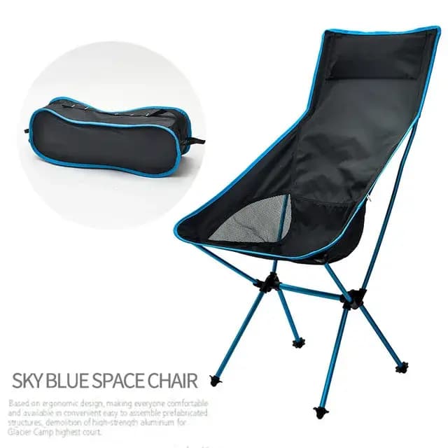 Chaise de lune légère pêche