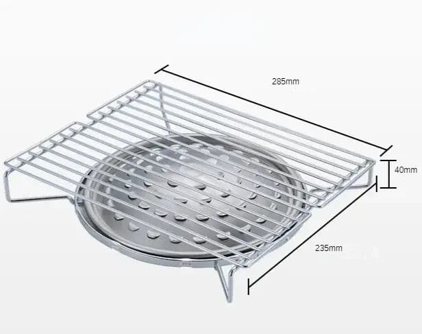 Cuisinière de terrain en acier inoxydable pour barbecue