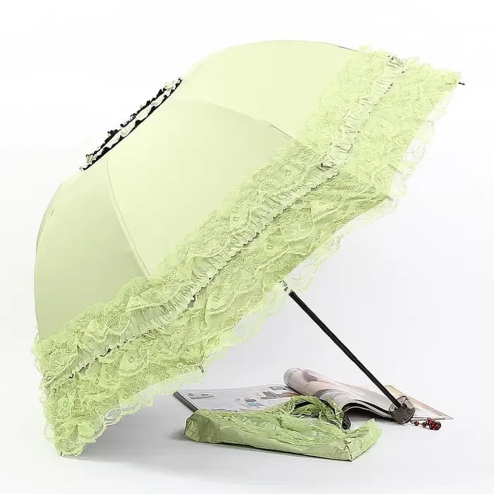 Parasol en dentelle vintage Protection UV Parapluie pliant