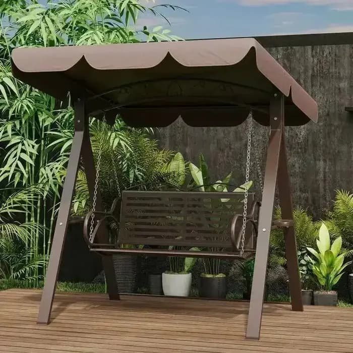 Fauteuil suspendu double pour jardin