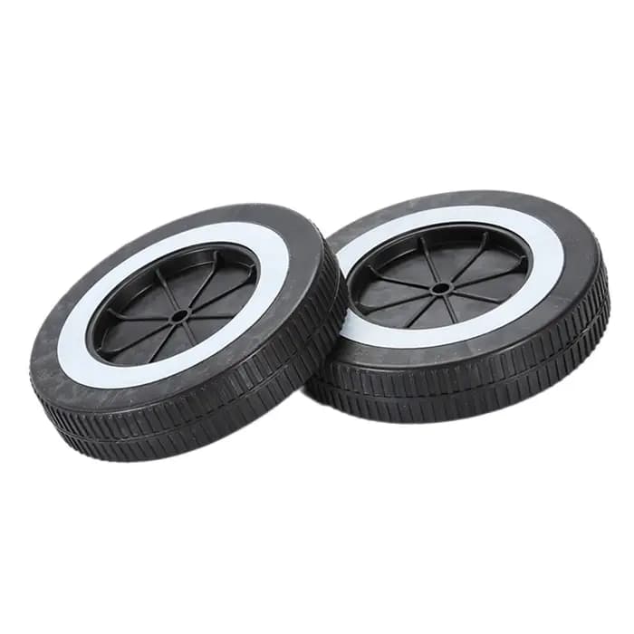 Roues de Barbecue à Gaz Faciles à Installer, 2 Pièces