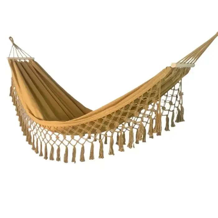 Hamac en toile pour camping en plein air, balançoire épaissie, anti-flexion, parfait pour le jardin,