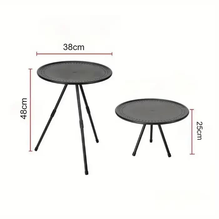 Table pliante d'extérieur en alliage d'aluminium, Table basse légère, Portable, pique-nique, Camping
