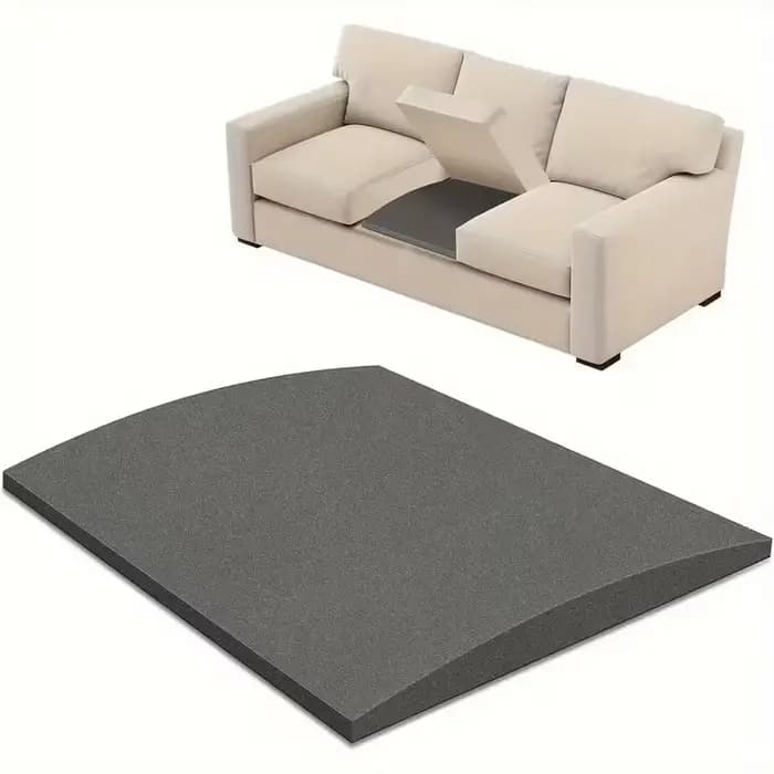 Support de canapé, coussin indenté, mousse haute densité, réparation sous coussin, 50x50cm, réparati
