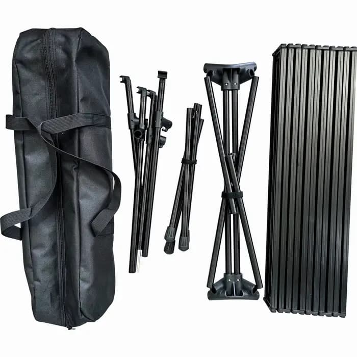 Table pliante d'extérieur portable, facile à nettoyer et avec un bon rangement, hauteur réglable, en