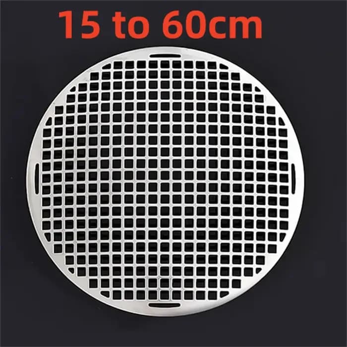 Support de cuisson rond de refroidissement pour Barbecue lisse de 15 à 60cm, feuille de gril de four en fil d'acier inoxydable 304, filet circulaire pour Barbecue