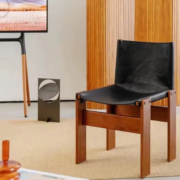 Chaise de salle à manger confortable nordique ergonomique jardin moderne