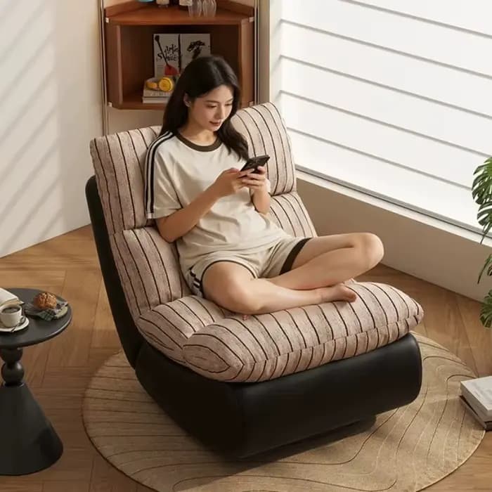 Fauteuil à bascule en bois pour adultes