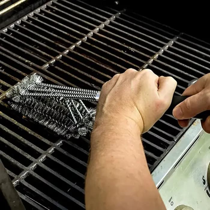Brosse de nettoyage de Barbecue en acier inoxydable