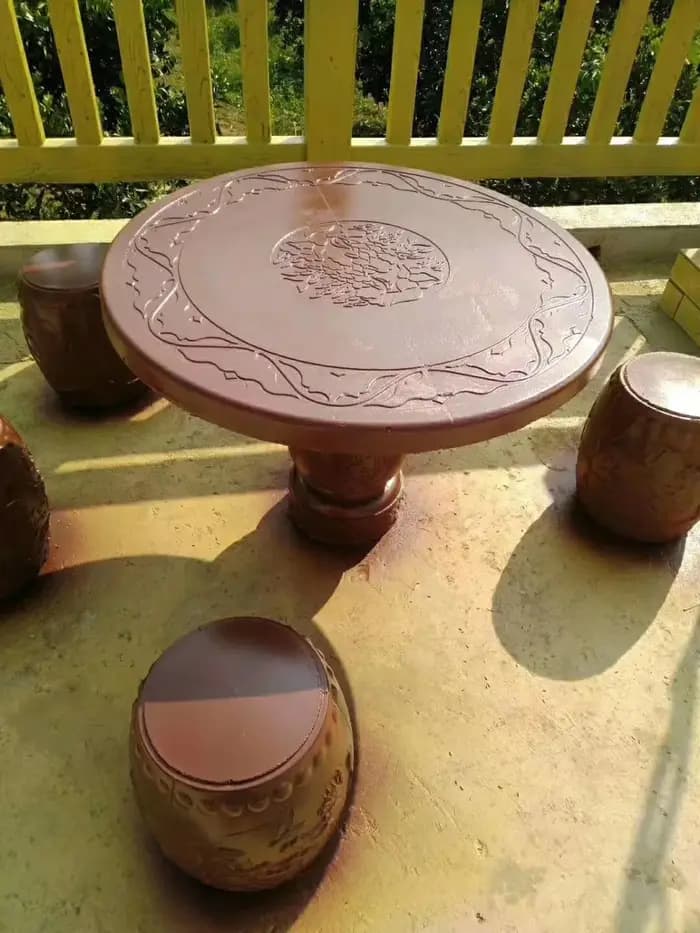 Moule concret en plastique de chaise de table d'ABS pour la décoration de jardin de parc