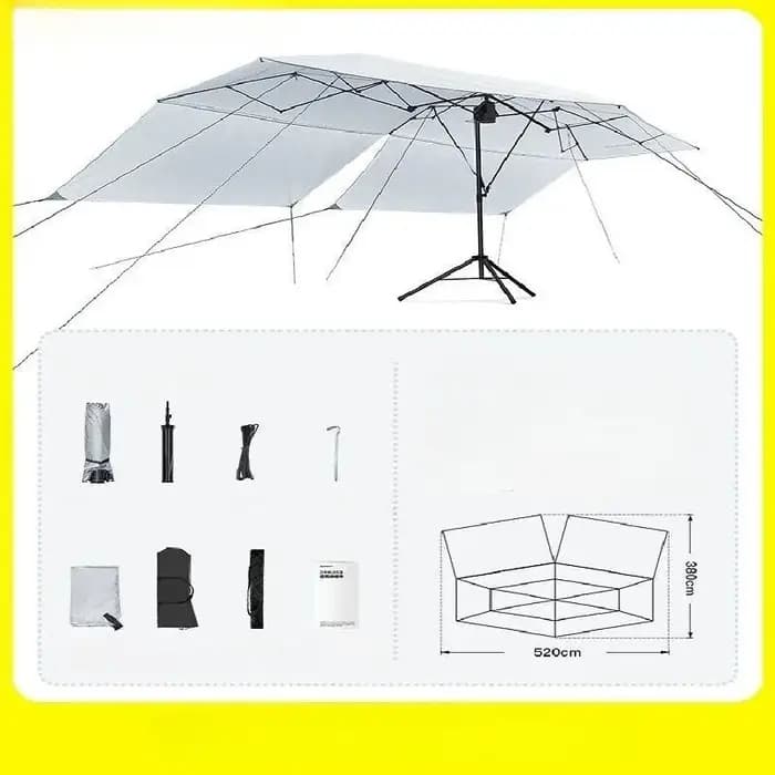 Abri solaire Portable pliable pour Camping