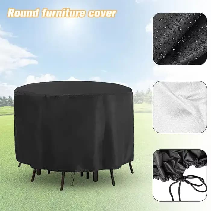 Protecteur en tissu Oxford pour Table ronde et chaises de jardin