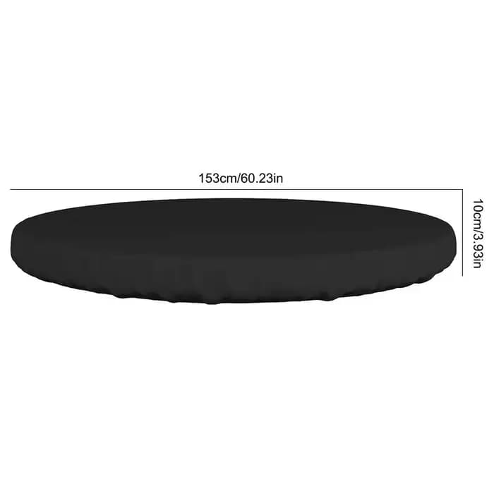 Juste de Protection Imperméable pour Table Ronde et Meubles de Jardin d'Extérieur